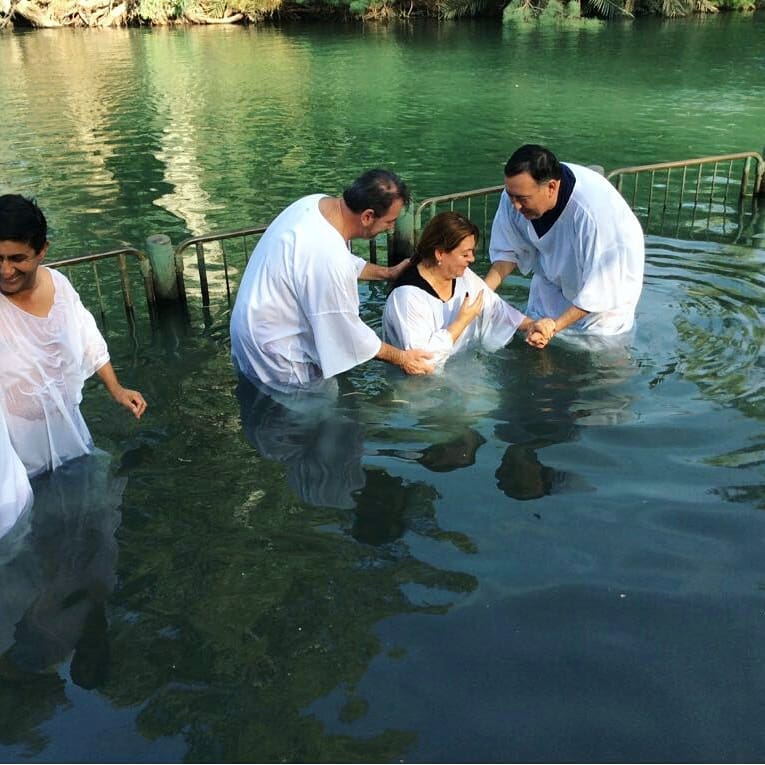 Nuestros pastores visitando Israel