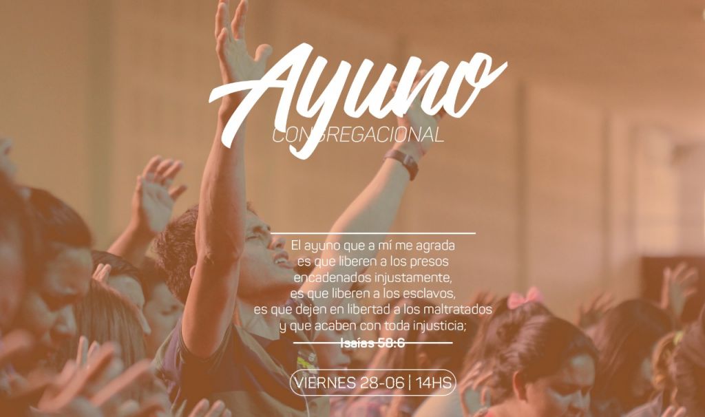 Ayuno Congregacional en ICI este Viernes 28