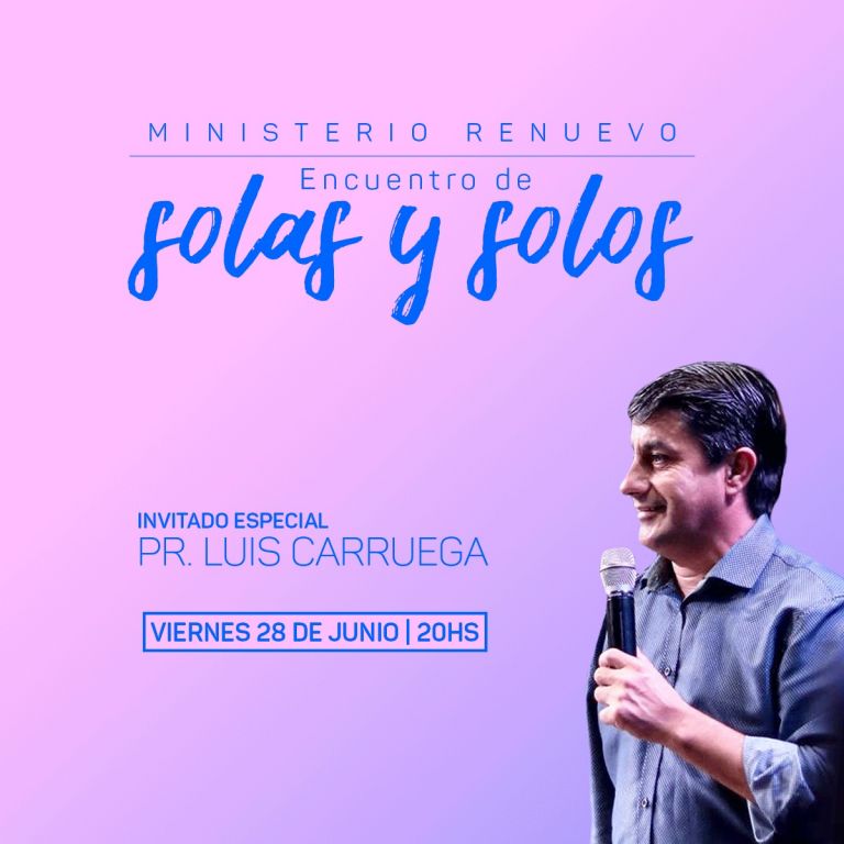 Ministeros renuevo y plenitud este viernes