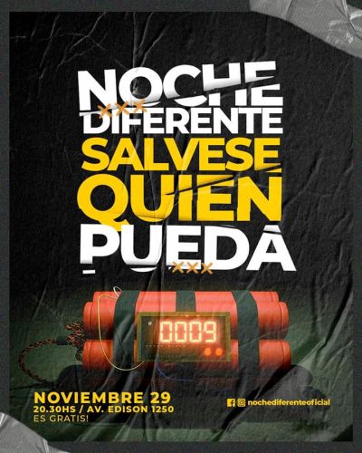 Noche Diferente: Sálvese Quien Pueda