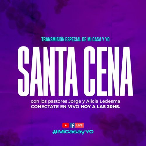 Santa Cena: Nos unimos virtualmente y junto radio Sintonia de Amistad con miles de hogares!