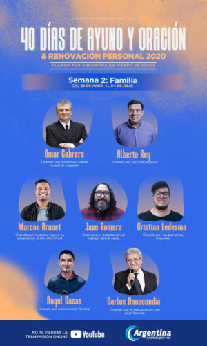 Como Iglesia nos unimos a los 40 Días de Ayuno y Oración 2020