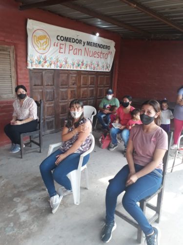 Voluntarios de merenderos de nuestra iglesia, se vacunaron contra Covid-19