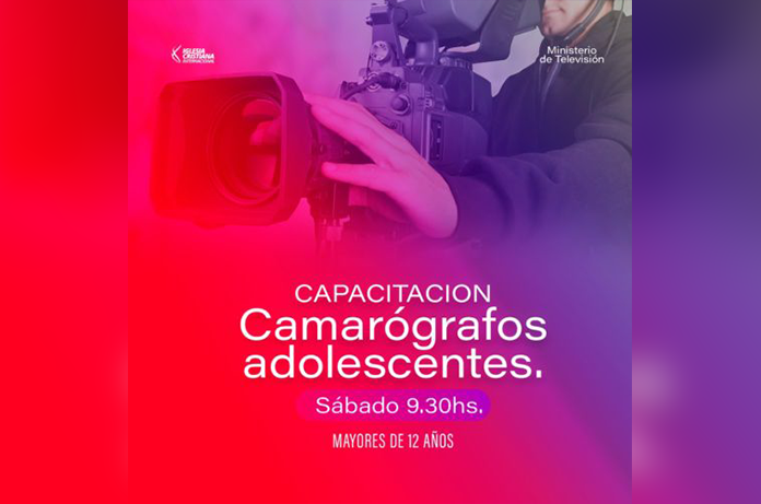 Súmate a la capacitación para camarógrafos de TV