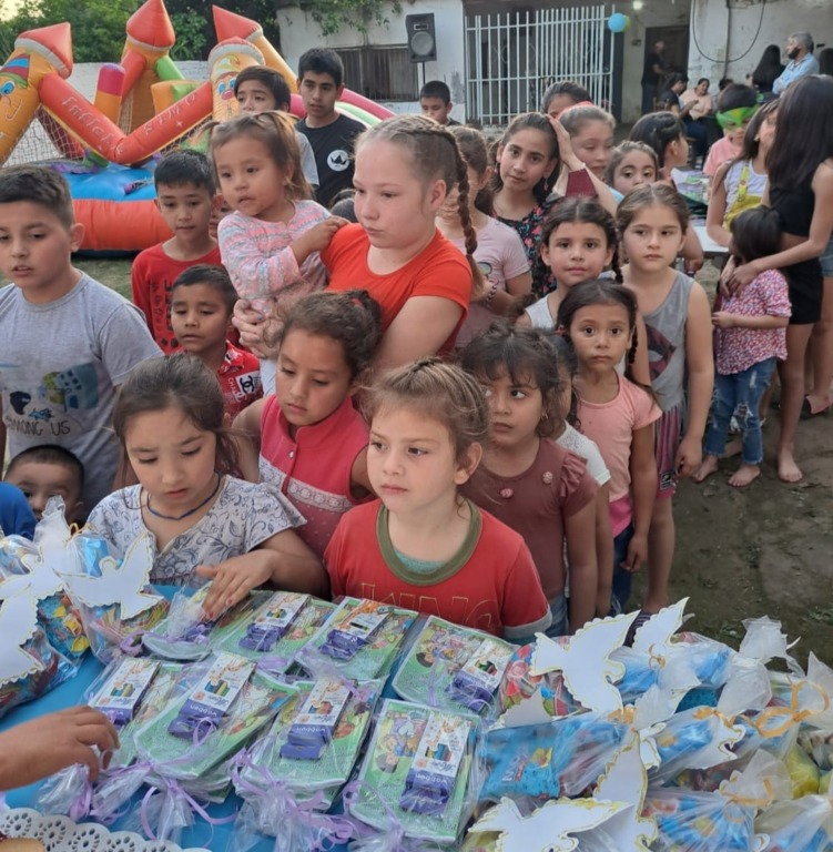 Se festejó el día del niño en Merendero Espíritu Santo, Corrientes
