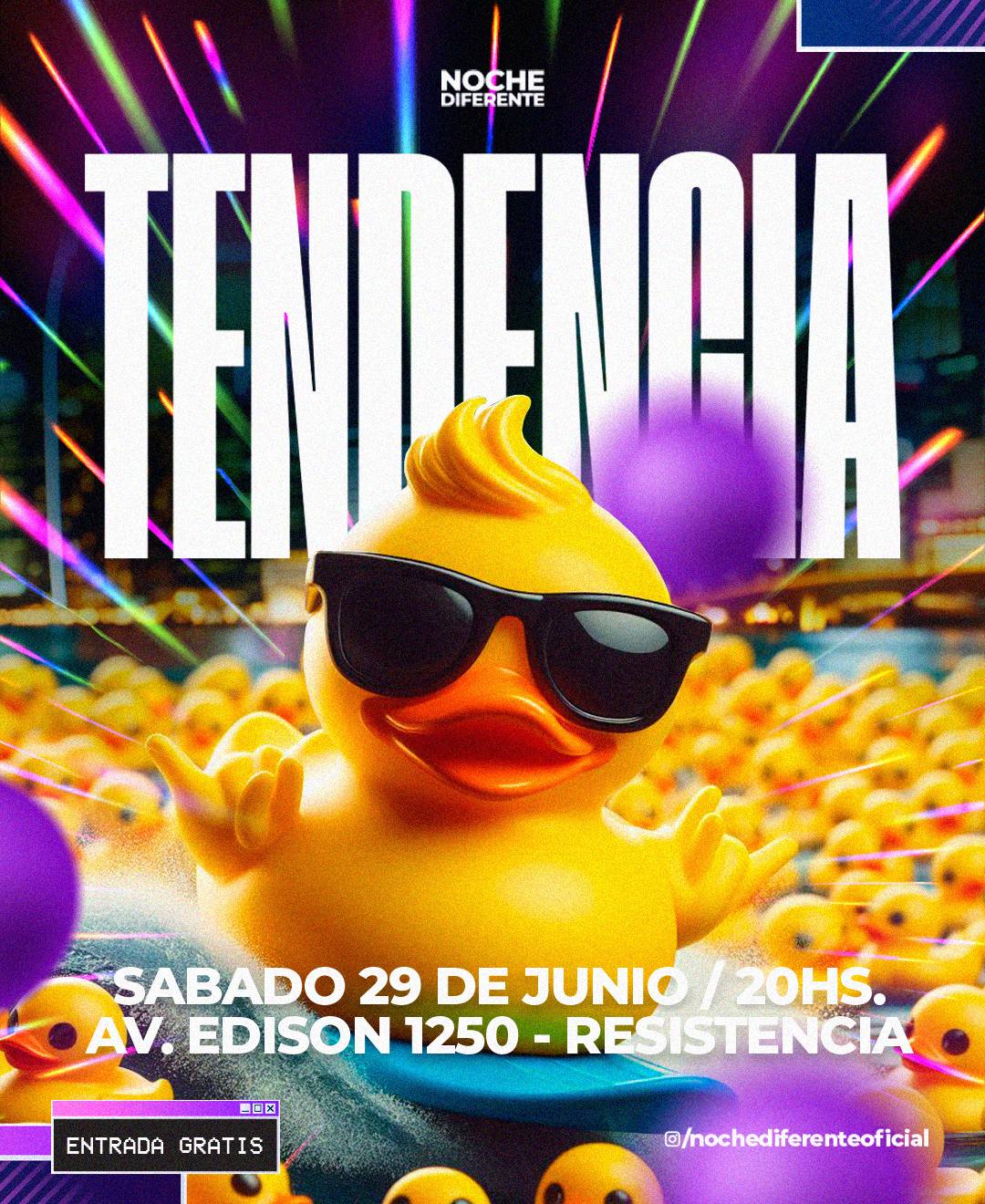 Sábado: Se viene una nueva Noche Diferente Tendencia