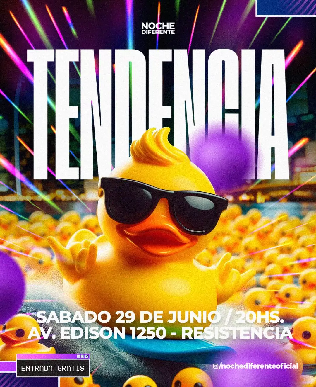 Sábado: Se viene una nueva Noche Diferente Tendencia