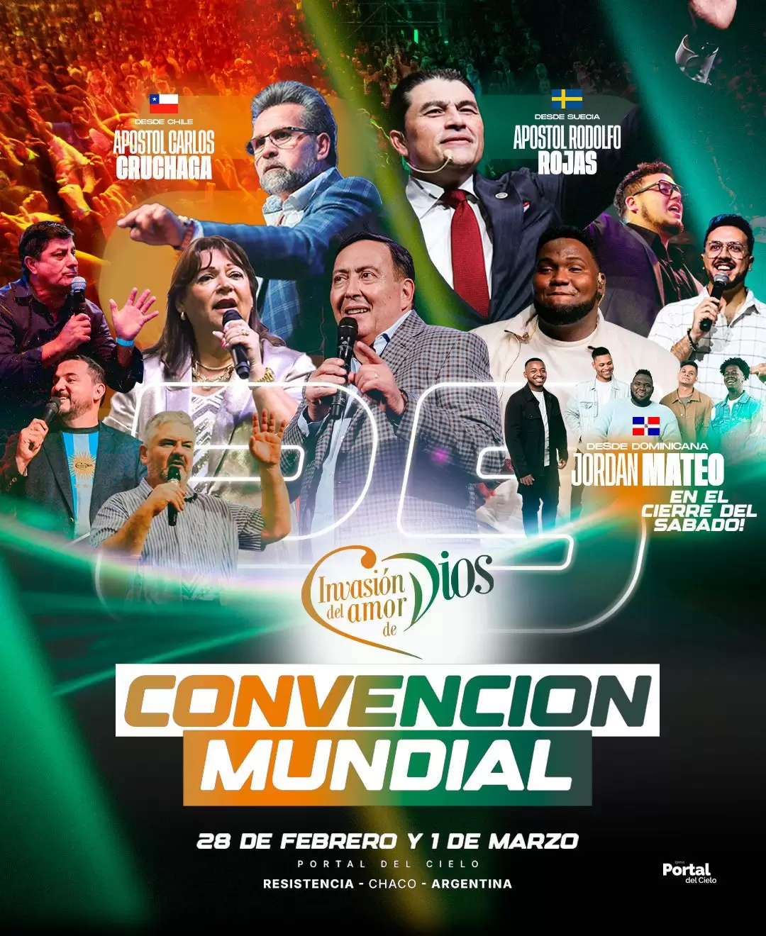28 de Febrero y 1 Marzo:  Convención Mundial de Invasión del Amor de Dios