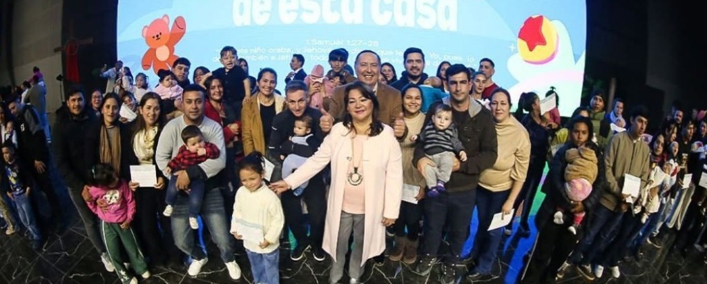 La familia de Portal se agranda: 143 bebés fueron presentados a Dios